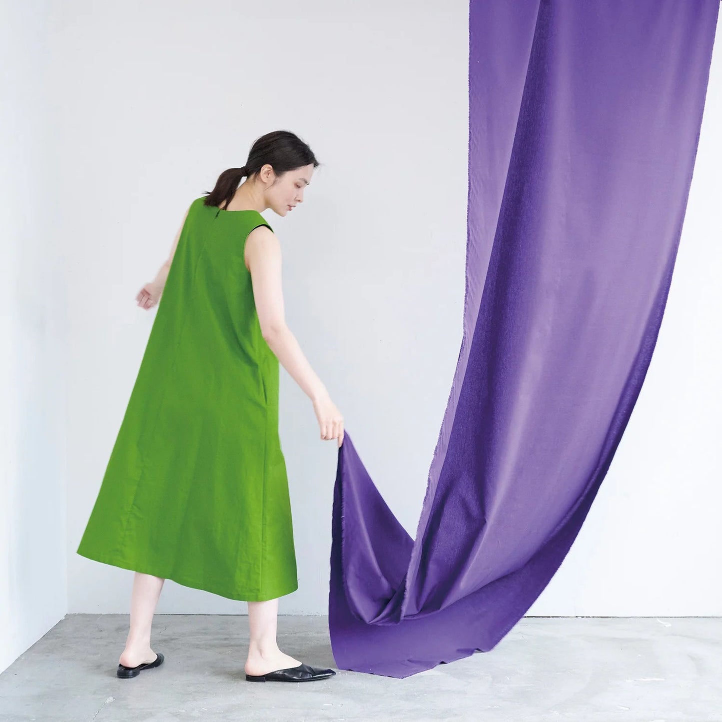 Echino by KOKKA Renewal Vibrant Solid Range ($52/metre)