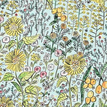 Kokka Paper Message (Honey Flower) ($60/metre)