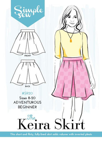 Simple Sew Bundle of Two Skirt Patterns (Keira Skirt and Duo of Skirts)