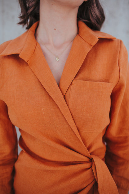 Sewing Patterns by Masin Atlas Wrap Dress PDF Pattern