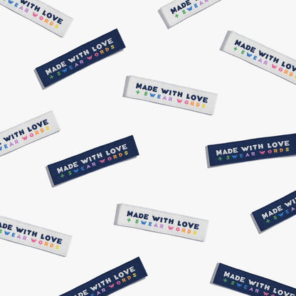 Kylie and the Machine 'Made With Love + Swear Words' Sewing Labels