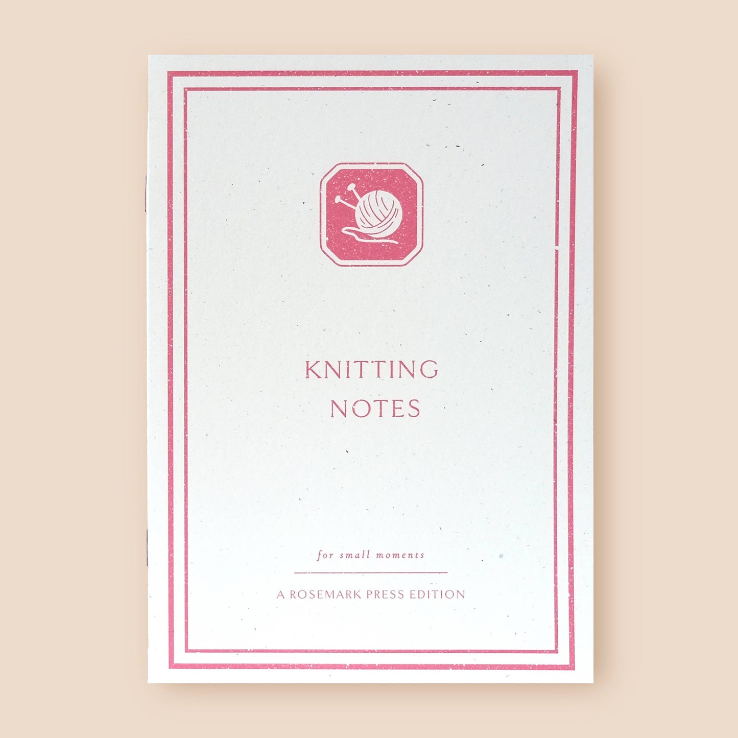 Rosemark Press Knitting Notes Notebook