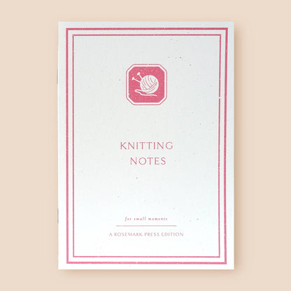 Rosemark Press Knitting Notes Notebook