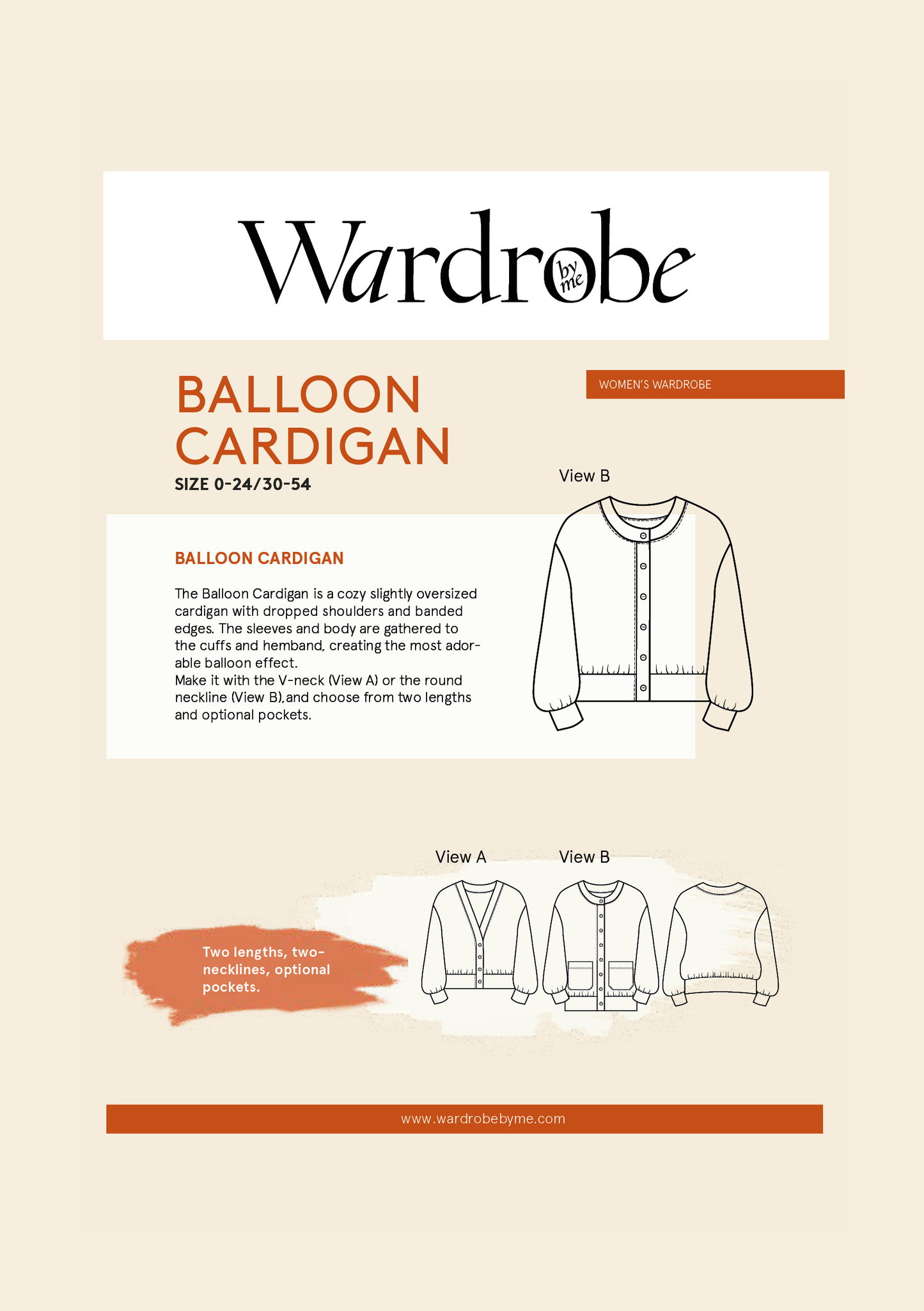 Wardrobe By Me Balloon Cardigan