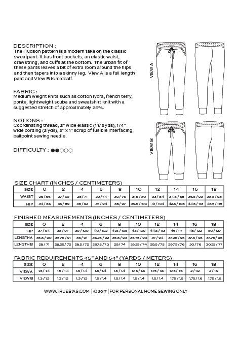 True Bias Hudson Pant