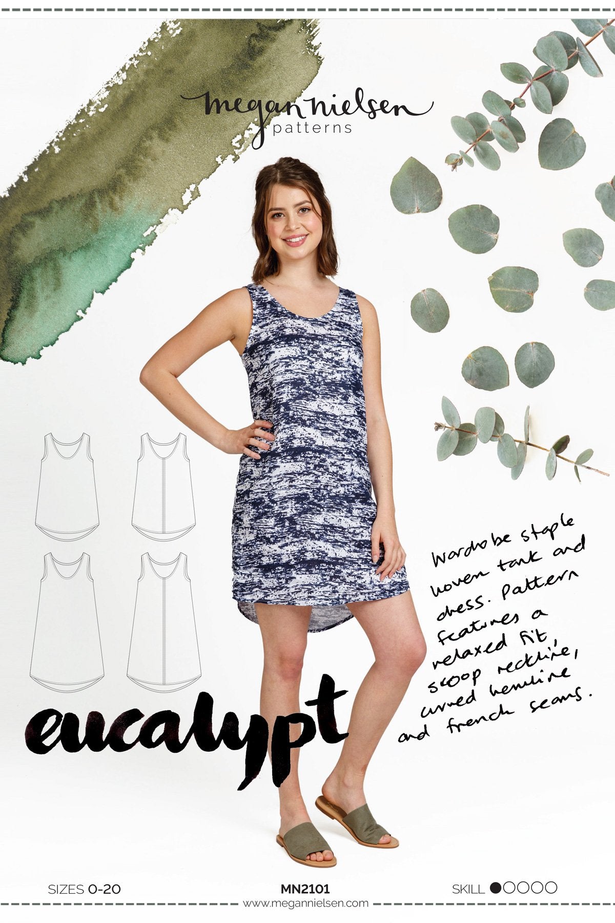 Megan Nielsen Eucalypt Tank Top and Dress