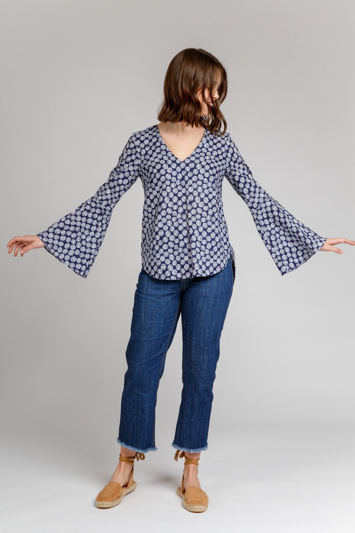 Megan Nielsen Dove Blouse