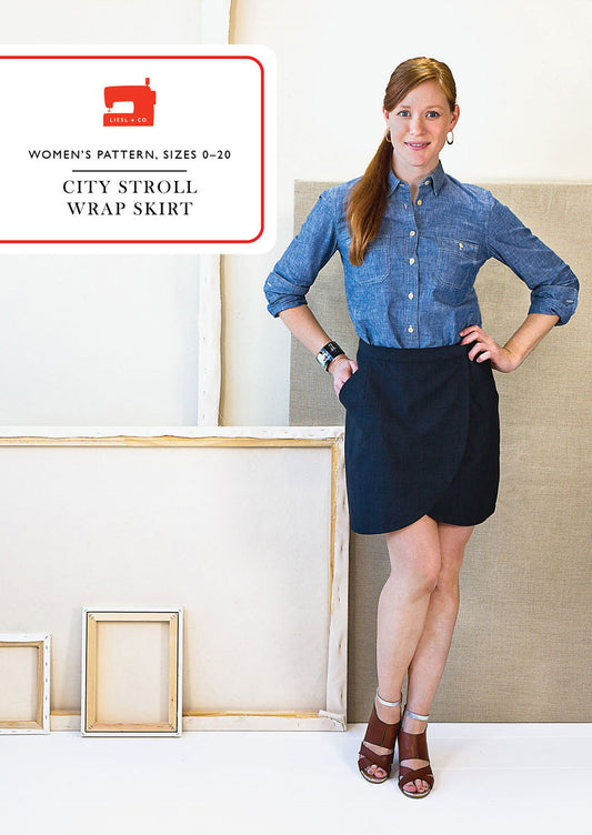 Liesl & Co City Stroll Wrap Skirt