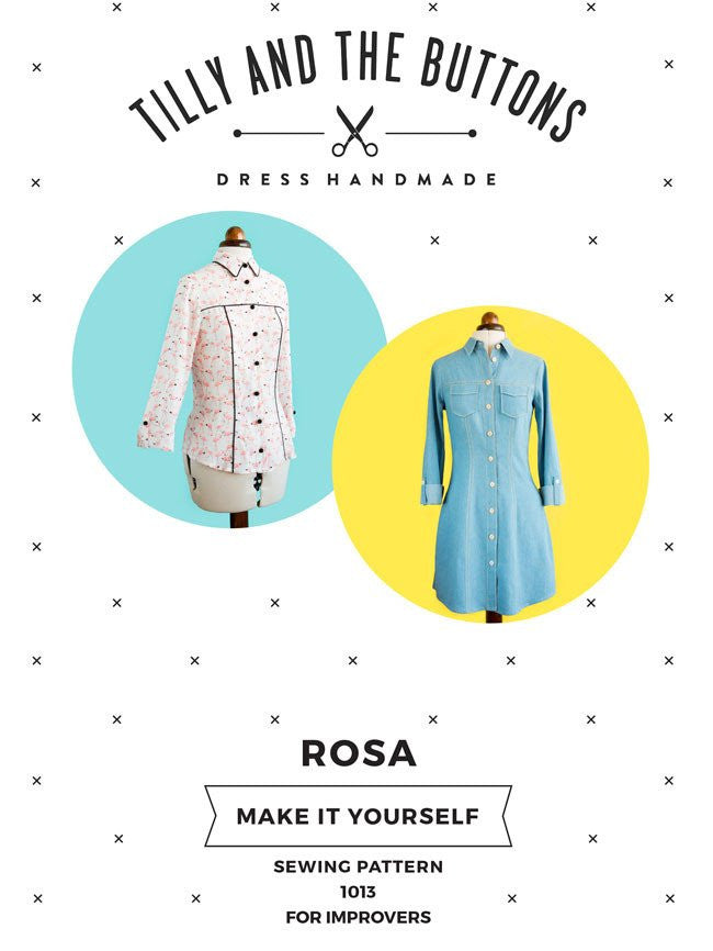 Tilly and the Buttons Rosa Shirt + Shirt Dress