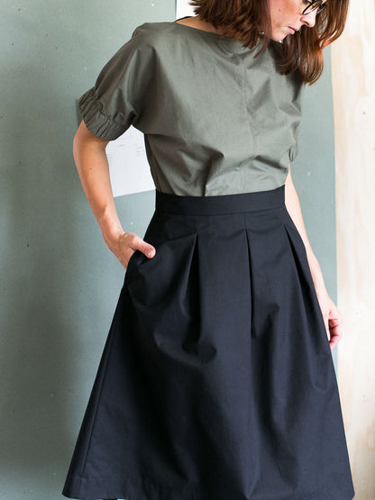 The Assembly Line Three Pleat Skirt