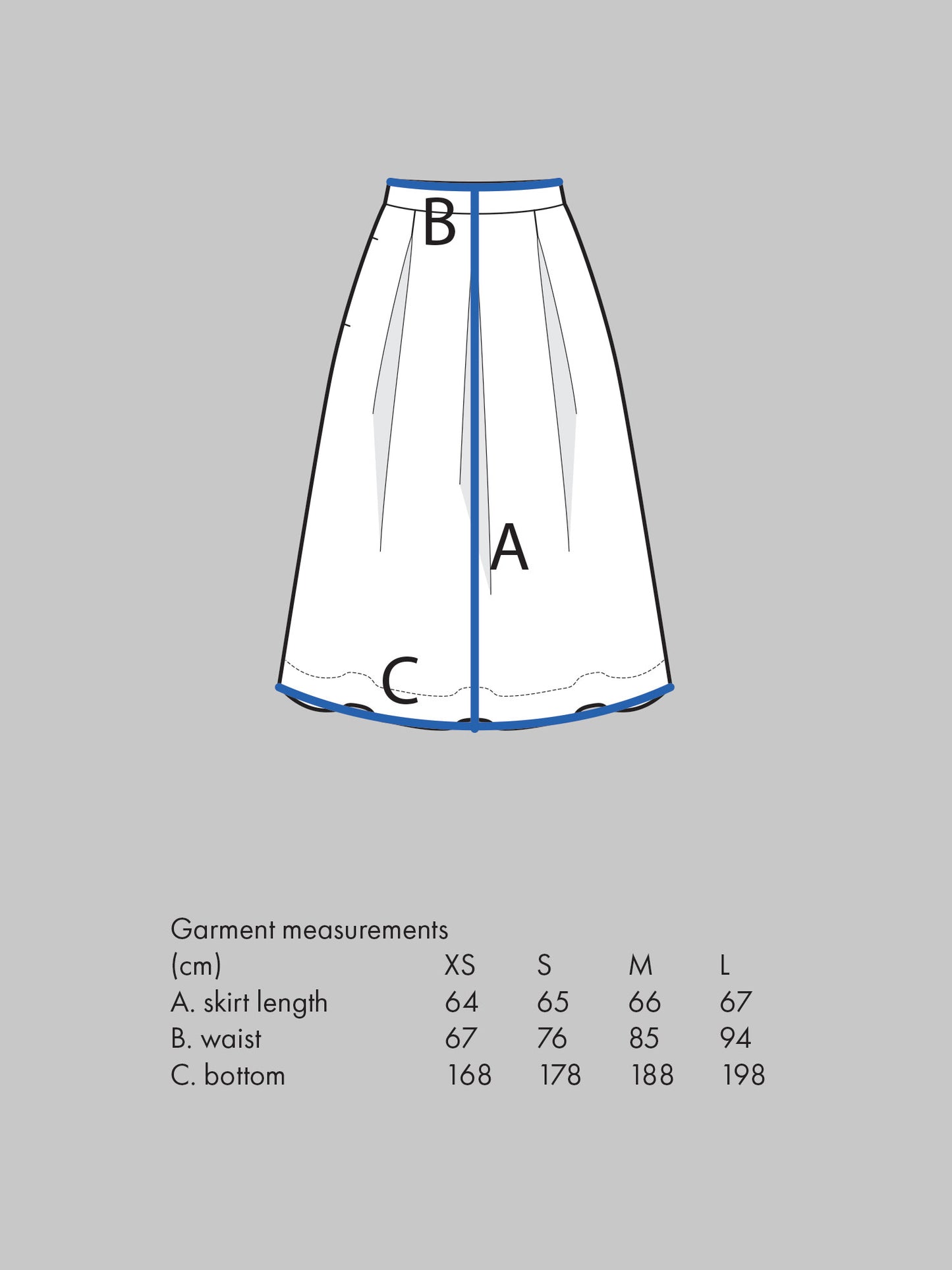 The Assembly Line Three Pleat Skirt