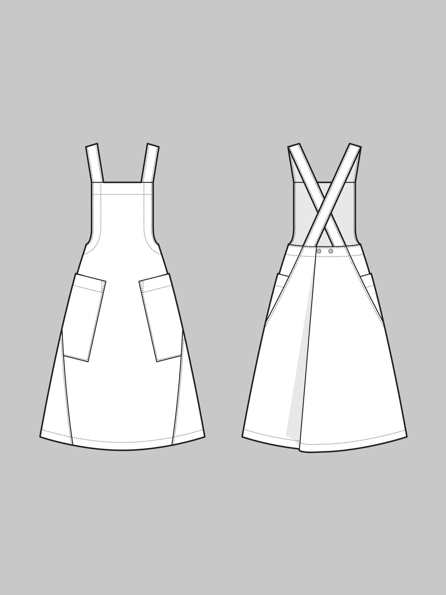 The Assembly Line Apron Dress