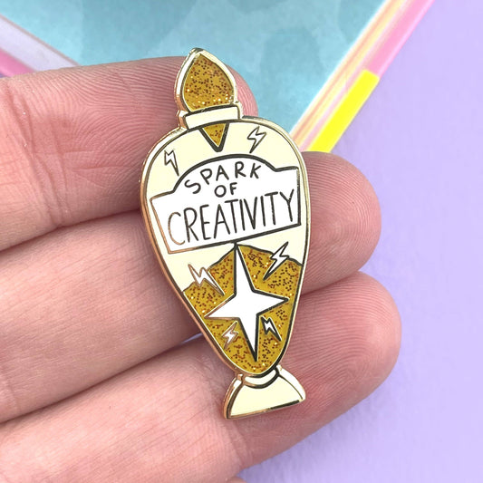 Jubly-Umph 'Spark Of Creativity' Enamel Lapel Pin