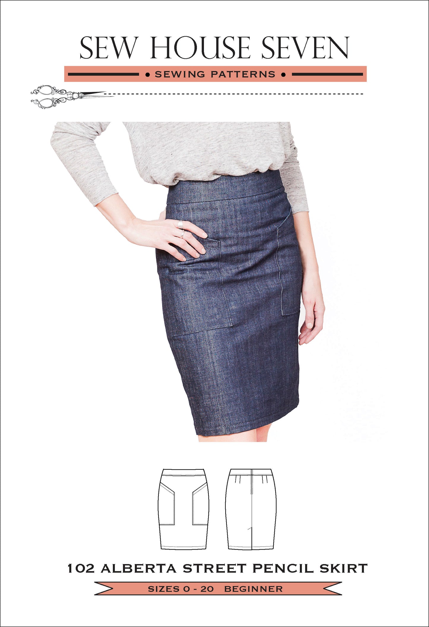 Sew House Seven Alberta Street Pencil Skirt